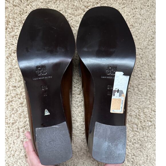 Joan & David Brown Heeled‎ Loafers Made in Italy 8.5 - Picture 4 of 6